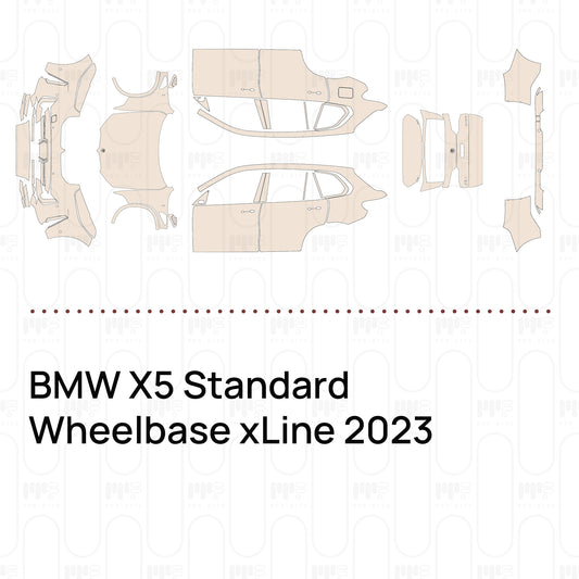 PPF prédécoupé BMW X5 Standard Wheelbase xLine 2023