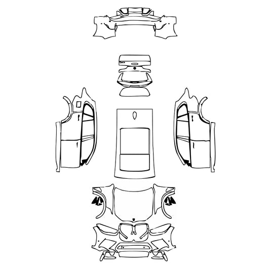 Pre-Cut PPF BMW X5 X5 M 2021 - PPF-Kits