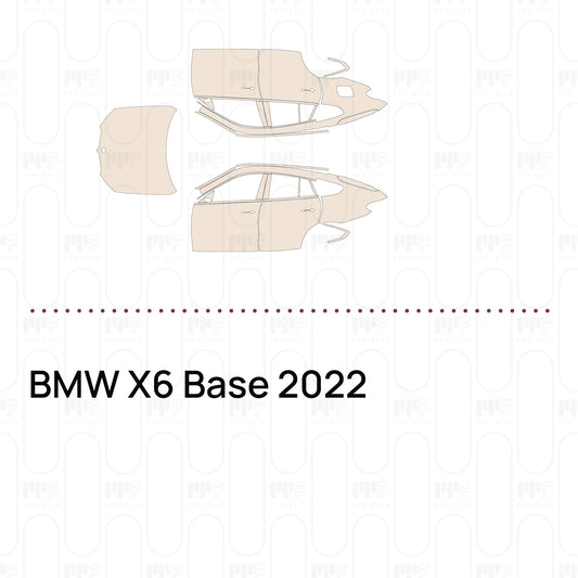 PPF prédécoupé BMW X6 Base 2022