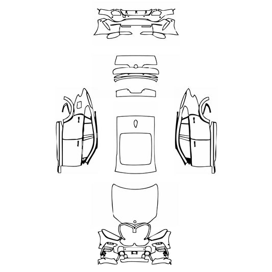 Pre-Cut PPF BMW X6 M50i 2022 - PPF-Kits