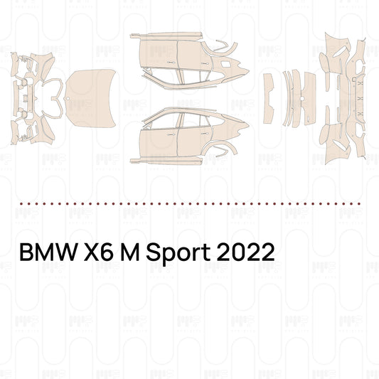 PPF prédécoupé BMW X6 M Sport 2022