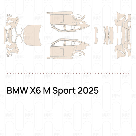 PPF prédécoupé BMW X6 M Sport 2025