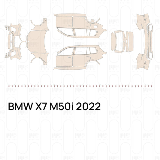 PPF prédécoupé BMW X7 M50i 2022