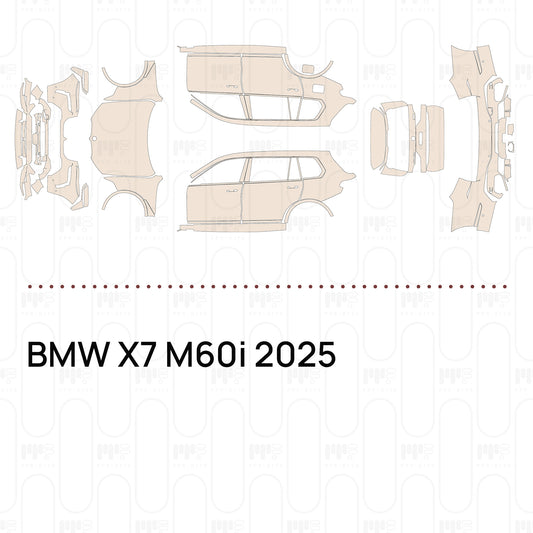 PPF prédécoupé BMW X7 M60i 2025