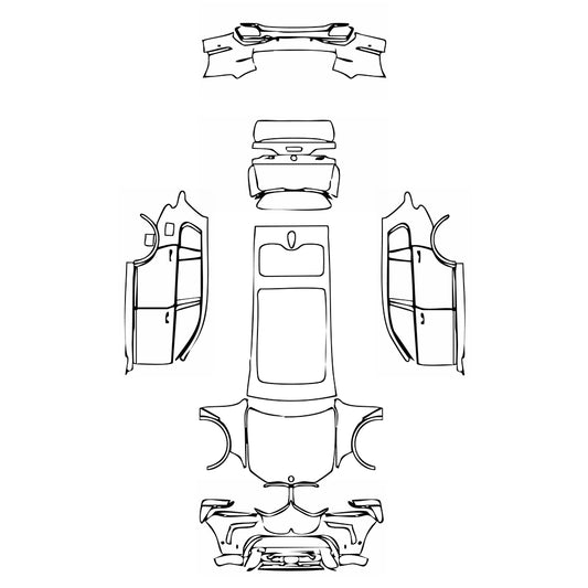 Pre-Cut PPF BMW X7 M Sport 2025 - PPF-Kits