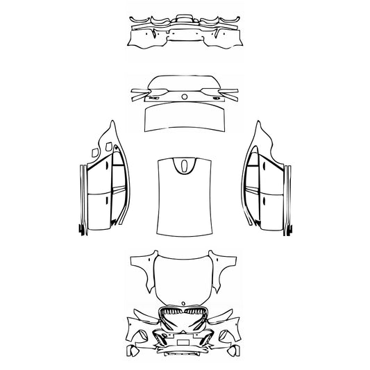 Pre-Cut PPF BMW i5 Extended Wheelbase M运动套装 2025 - PPF-Kits