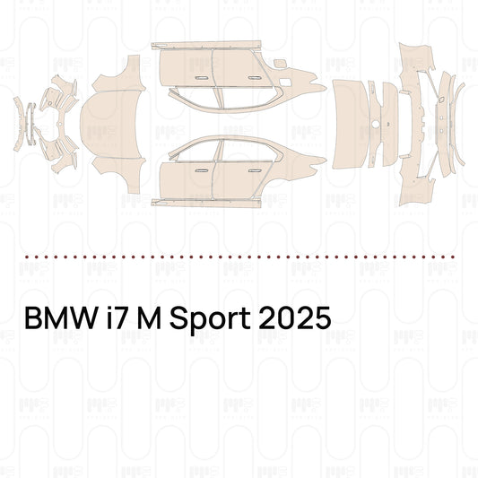 PPF prédécoupé BMW i7 M Sport 2025