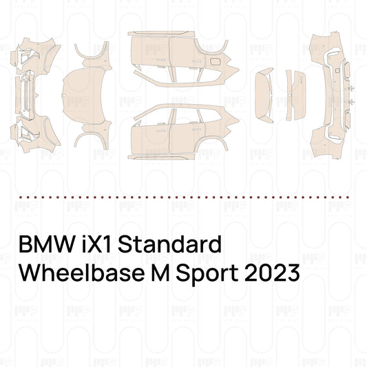 PPF prédécoupé BMW iX1 Standard Wheelbase M Sport 2023