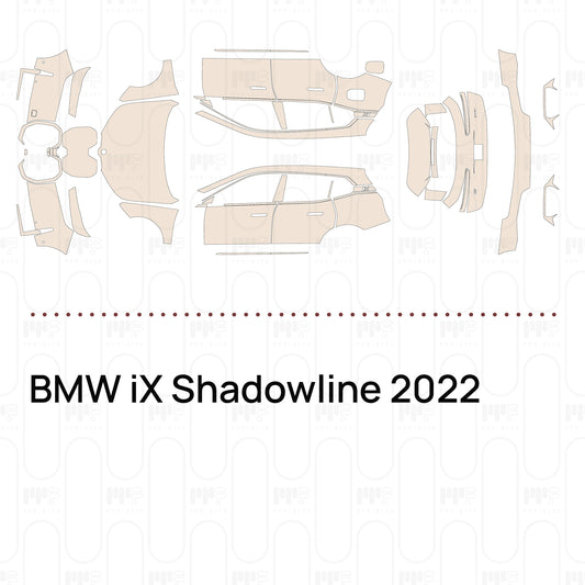 PPF prédécoupé BMW iX Shadowline 2022