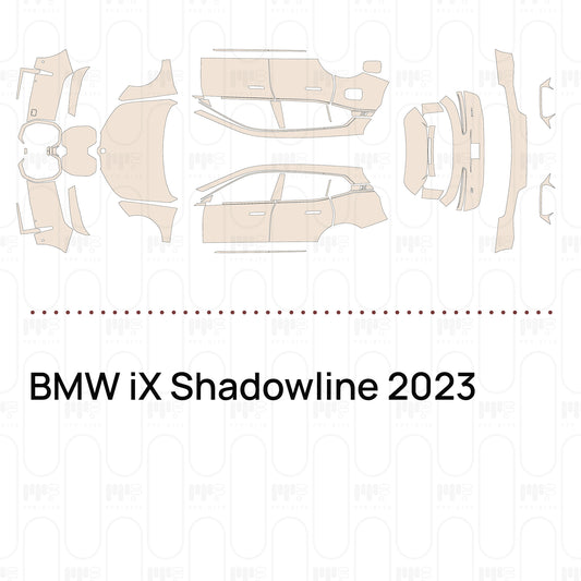 PPF prédécoupé BMW iX Shadowline 2023