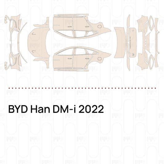 PPF prédécoupé BYD Han DM-i 2022