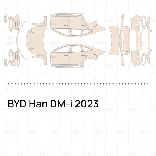 PPF prédécoupé BYD Han DM-i 2023