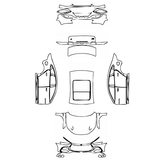 Pre-Cut PPF BYD Han DM-i 2024 - PPF-Kits