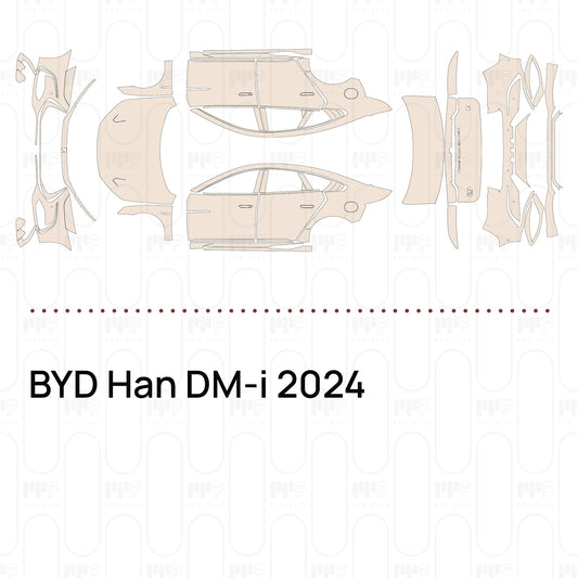 PPF prédécoupé BYD Han DM-i 2024