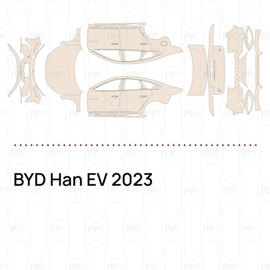 PPF prédécoupé BYD Han EV 2023