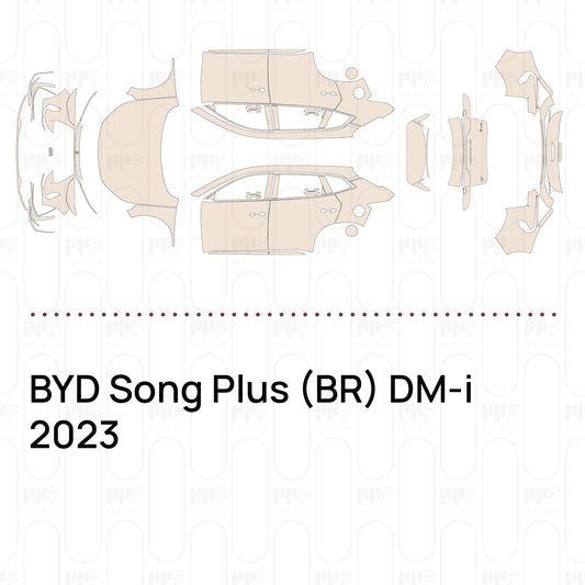 PPF prédécoupé BYD Song Plus (BR) DM-i 2023