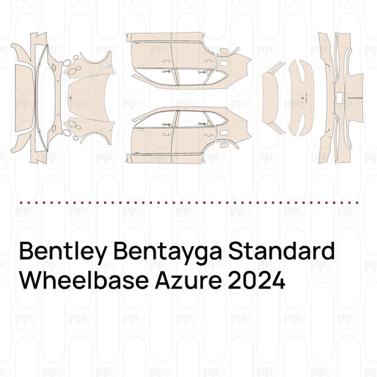 PPF prédécoupé Bentley Bentayga Standard Wheelbase Azure 2024
