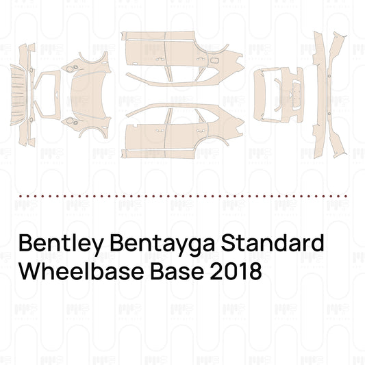 PPF prédécoupé Bentley Bentayga Standard Wheelbase Base 2018