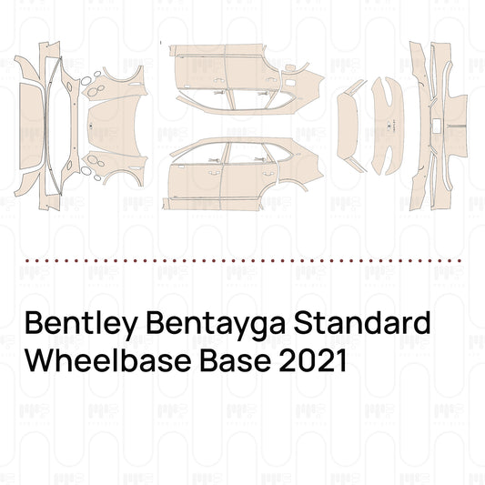 PPF prédécoupé Bentley Bentayga Standard Wheelbase Base 2021