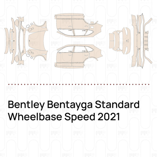 PPF prédécoupé Bentley Bentayga Standard Wheelbase Speed 2021