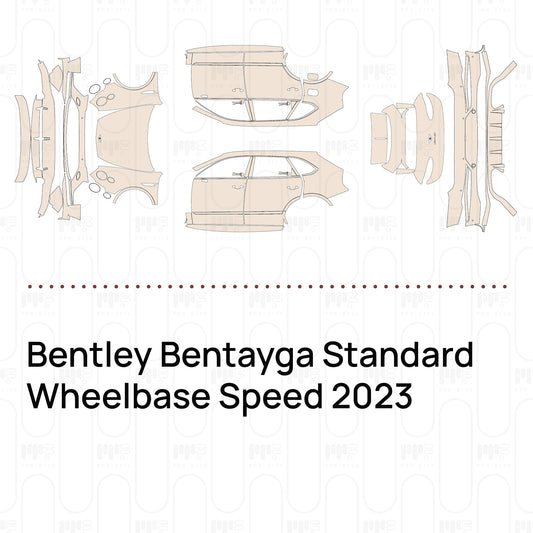 PPF prédécoupé Bentley Bentayga Standard Wheelbase Speed 2023