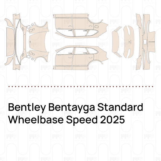 PPF prédécoupé Bentley Bentayga Standard Wheelbase Speed 2025