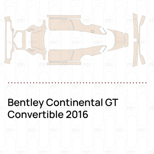 PPF prédécoupé Bentley Continental GT Convertible 2016