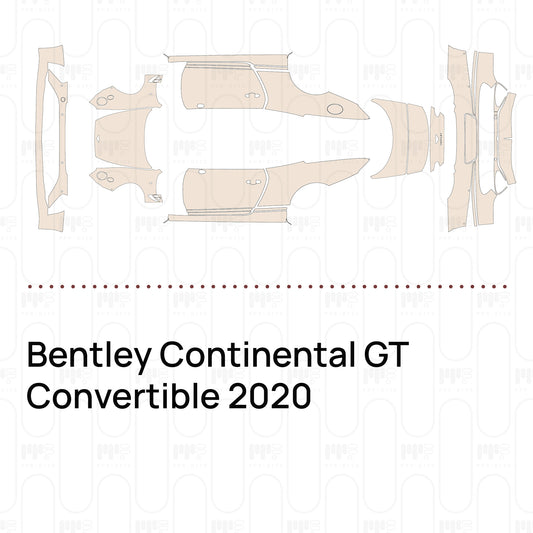 PPF prédécoupé Bentley Continental GT Convertible 2020