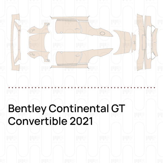 PPF prédécoupé Bentley Continental GT Convertible 2021
