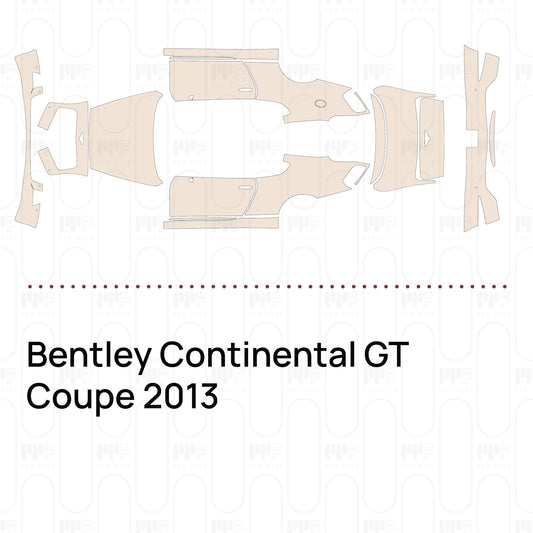 PPF prédécoupé Bentley Continental GT Coupe 2013