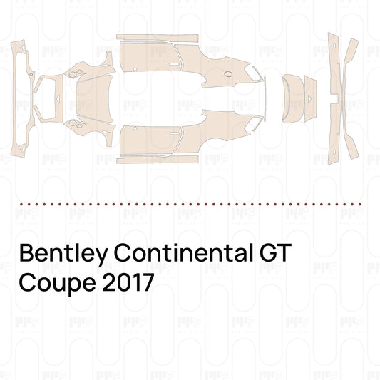 PPF prédécoupé Bentley Continental GT Coupe 2017