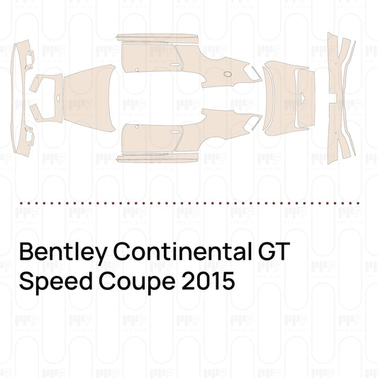 PPF prédécoupé Bentley Continental GT Speed Coupe 2015