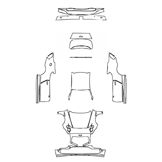 Pre-Cut PPF Bentley Continental GT Speed Coupe 2017 - PPF-Kits