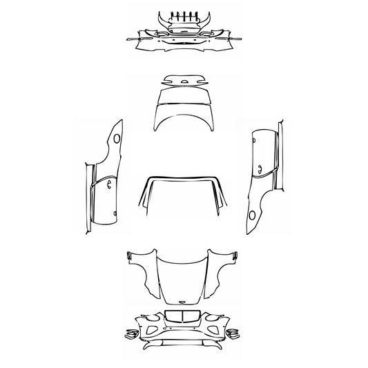 Pre-Cut PPF Bentley Continental GT Speed First Edition Convertible 2025 - PPF-Kits