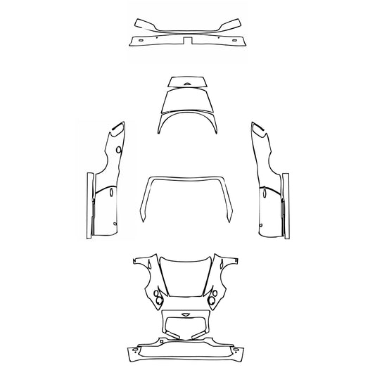 Pre-Cut PPF Bentley Continental GT V8 Convertible 2016 - PPF-Kits