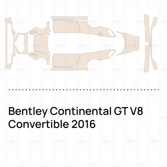PPF prédécoupé Bentley Continental GT V8 Convertible 2016