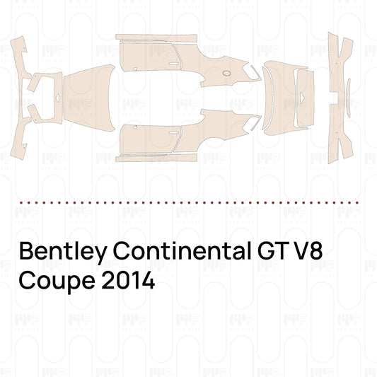 PPF prédécoupé Bentley Continental GT V8 Coupe 2014