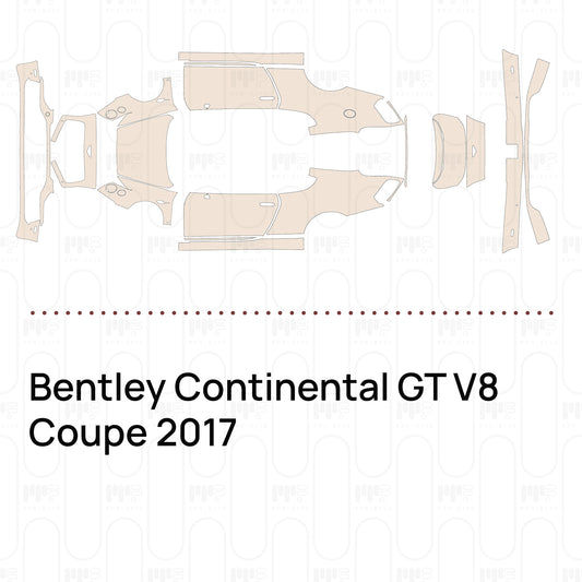 PPF prédécoupé Bentley Continental GT V8 Coupe 2017