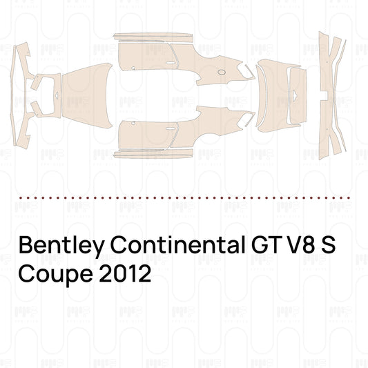 PPF prédécoupé Bentley Continental GT V8 S Coupe 2012