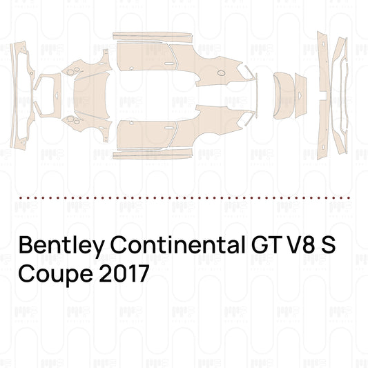 PPF prédécoupé Bentley Continental GT V8 S Coupe 2017