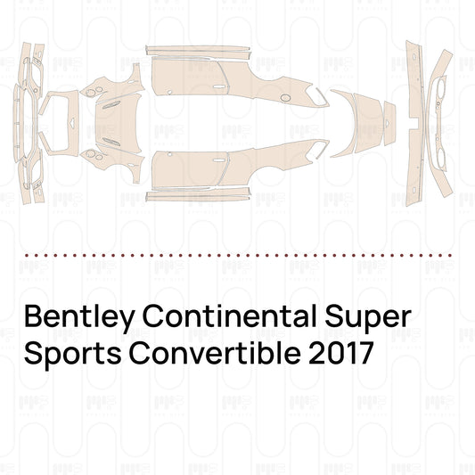 PPF prédécoupé Bentley Continental Super Sports Convertible 2017