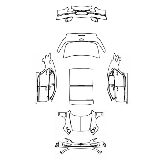 Pre-Cut PPF Bentley Flying Spur Speed 2025 - PPF-Kits