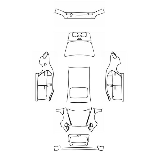 Pre-Cut PPF Bentley Flying Spur V8 2017 - PPF-Kits