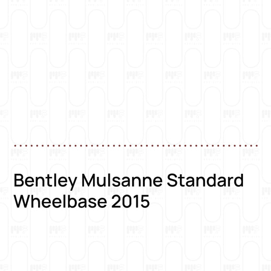 PPF prédécoupé Bentley Mulsanne Standard Wheelbase 2015