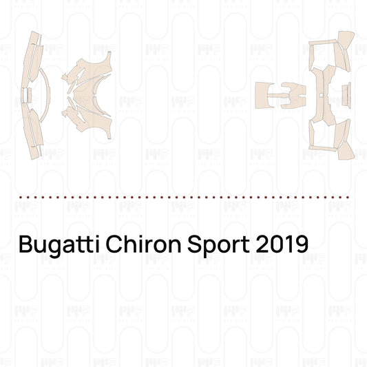 PPF prédécoupé Bugatti Chiron Sport 2019