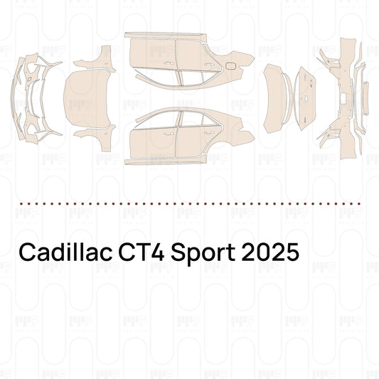 PPF prédécoupé Cadillac CT4 Sport 2025
