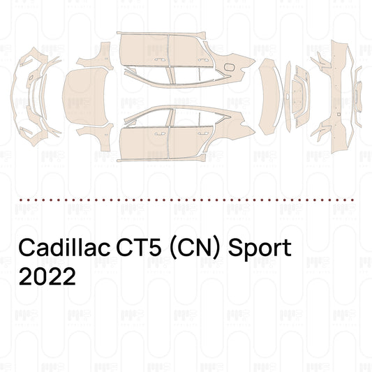 PPF prédécoupé Cadillac CT5 (CN) Sport 2022