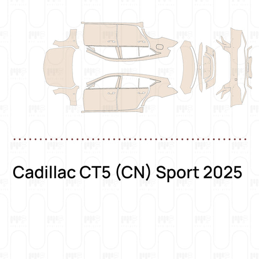 PPF prédécoupé Cadillac CT5 (CN) Sport 2025
