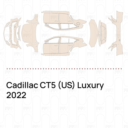 PPF prédécoupé Cadillac CT5 (US) Luxury 2022