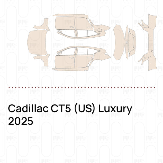 PPF prédécoupé Cadillac CT5 (US) Luxury 2025